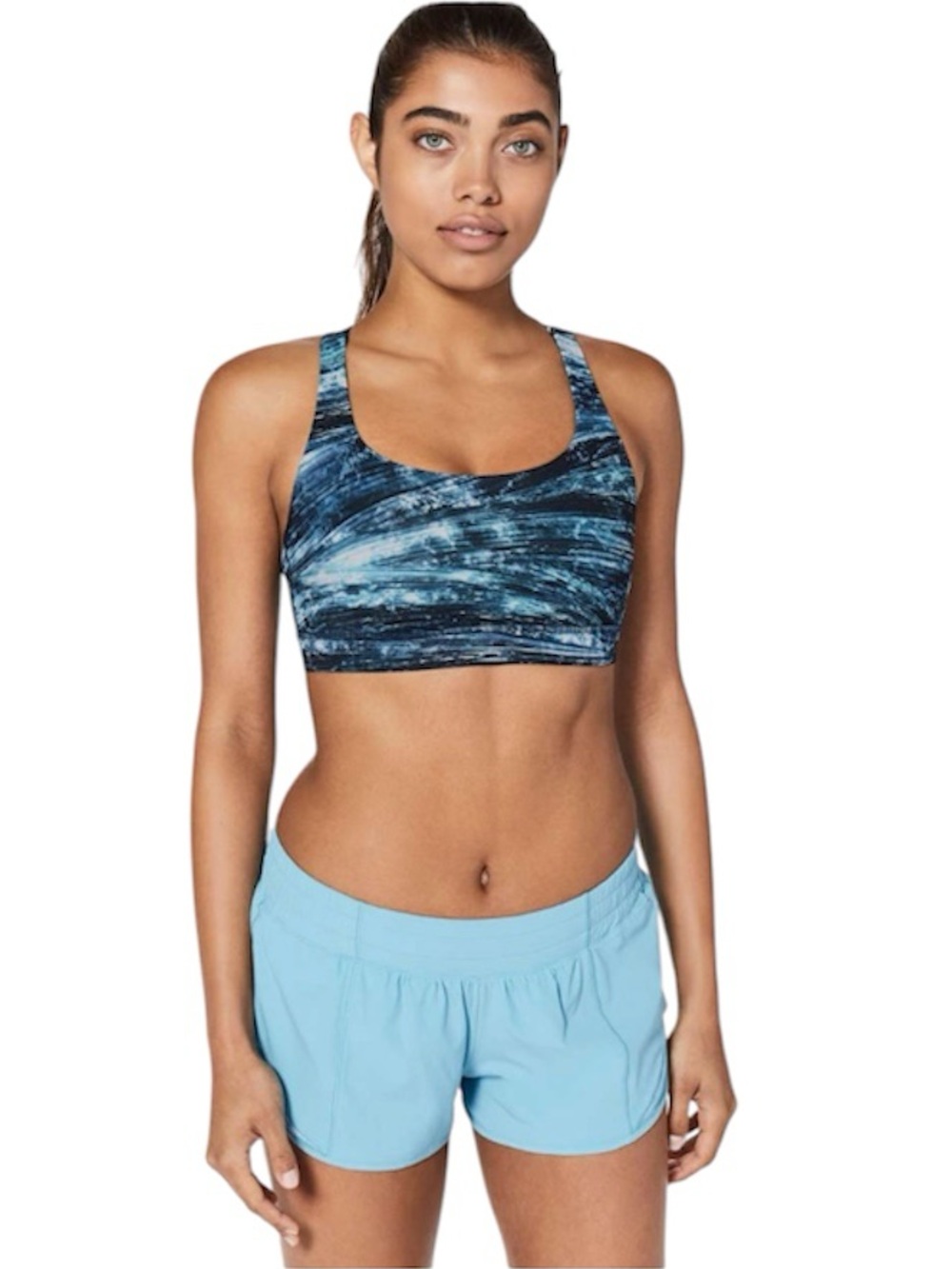 Lululemon Women’s Energy Bra in Shorelines Multi Blue Size 4